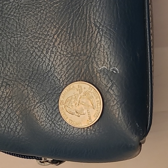 ROSETTI Blue Faux Leather Pocketbook with Matching Wallet/Card Holder Pocketbook - Picture 5 of 17